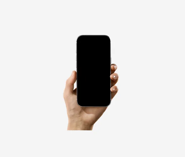 Мокап iPhone — В руке, вертикально