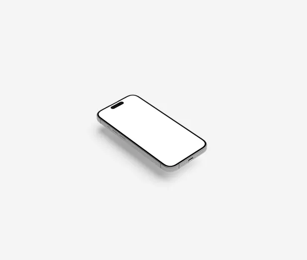 Мокап iPhone — Лежит, ракурс