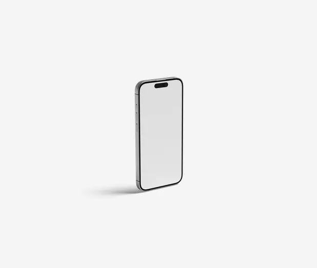 Мокап iPhone — Стоит, профиль