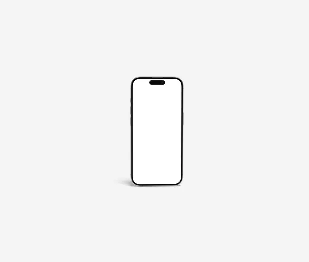 Мокап iPhone — Стоит, ракурс