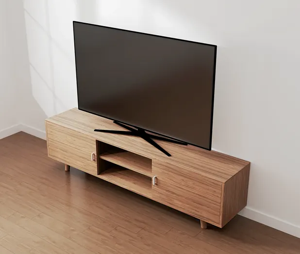 Мокап Smart TV — Интерьер, ракурс